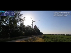 Drone industriel pour utilisation professionnelle Surveillance agricole moteur électrique à voilure fixe